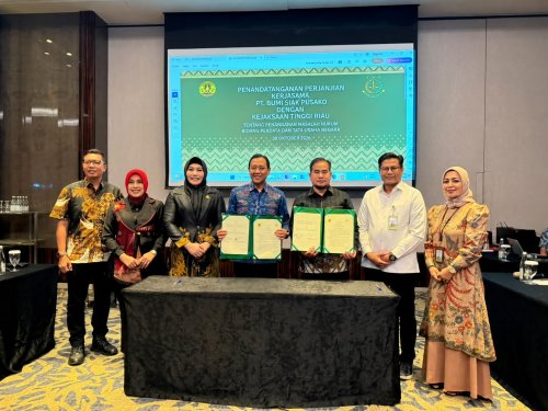 Perkuat Kepastian Hukum, BSP  MoU dengan Kejati Riau 